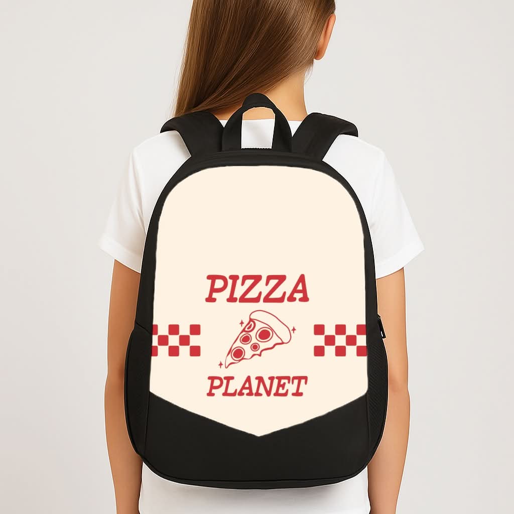 Retro Pizza Planet  School Bag