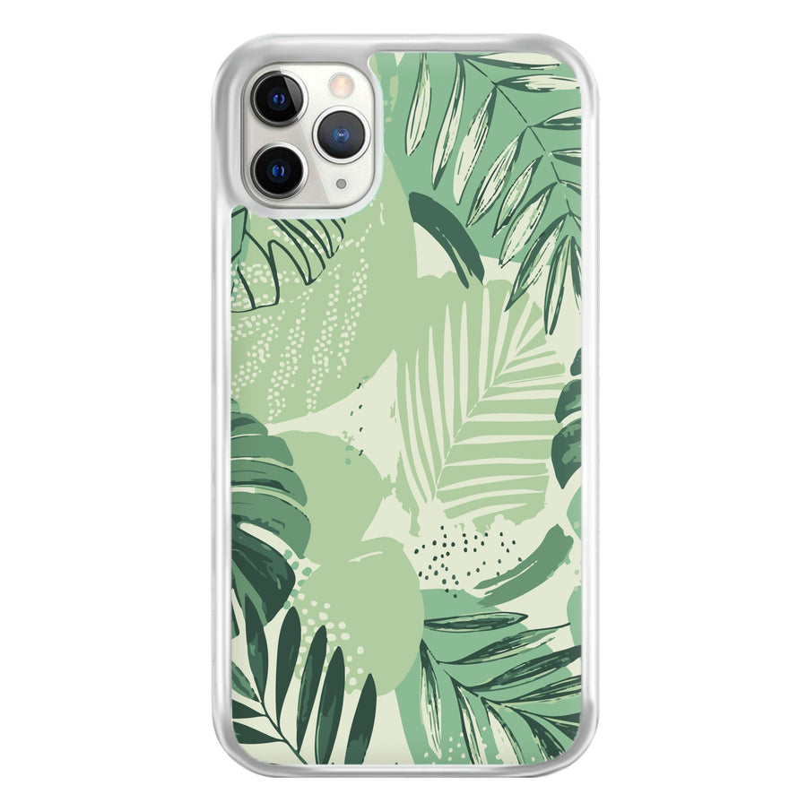 Green Leaf Pattern - Foliage Phone Case