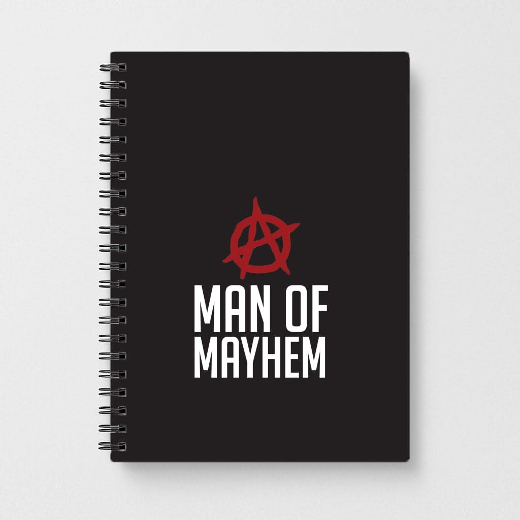 Man Of Mayhem Notebook