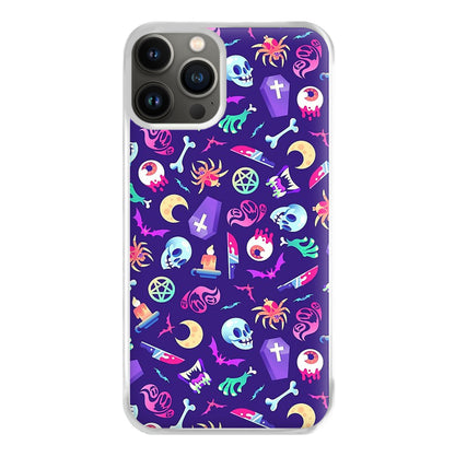 Horroriffic Halloween Pattern Phone Case