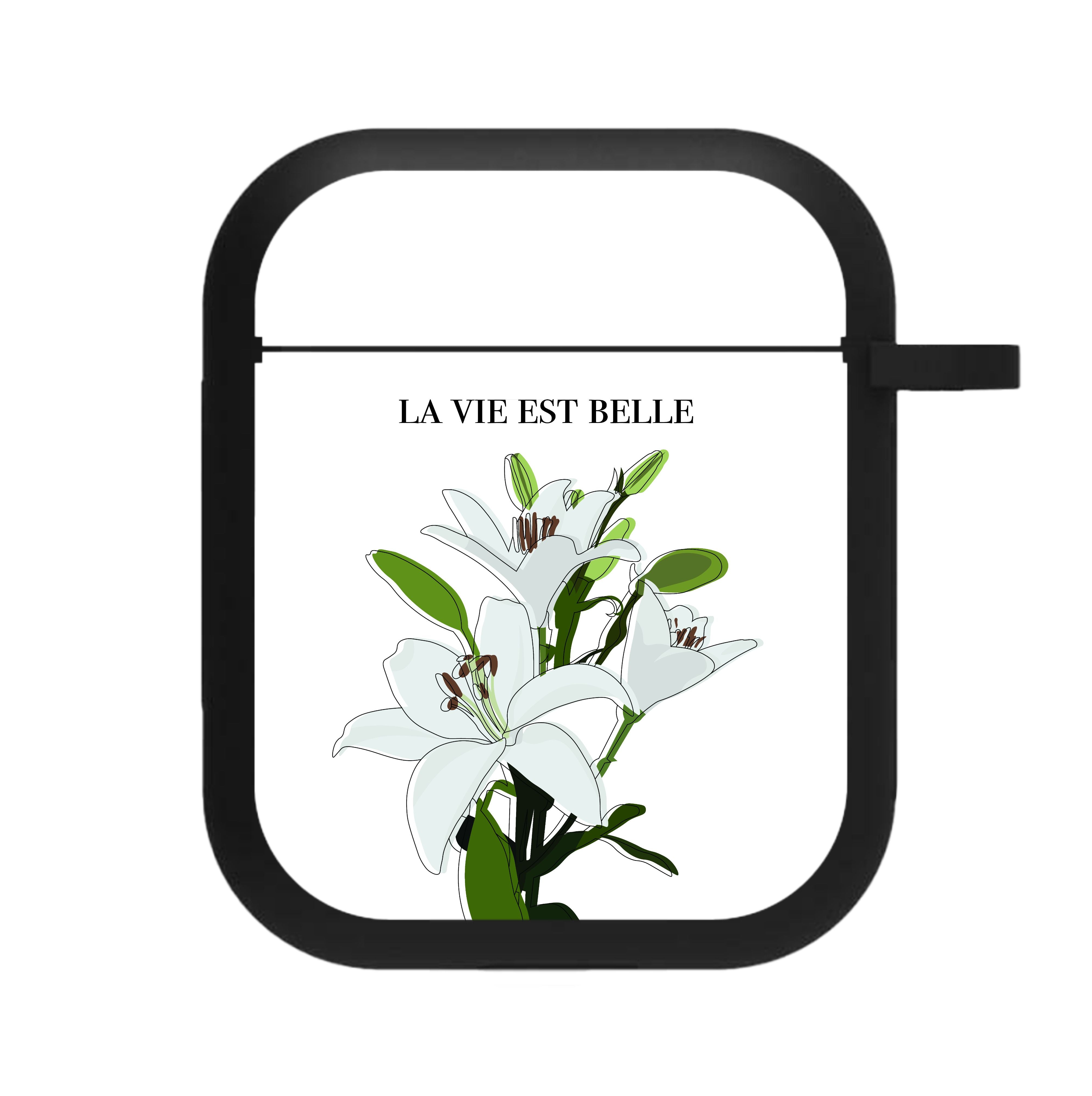 La Vie Est Belle - Clean Girl Aesthetic AirPods Case