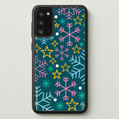 Colourful Christmas Symbols Pattern Galaxy Note 20 Case