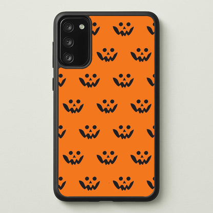 Carved Pumpkin Face Pattern Galaxy A41 Case