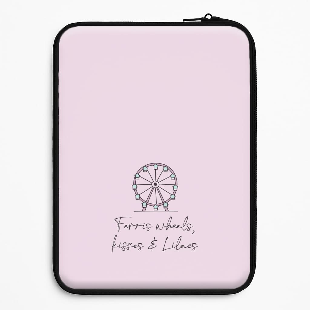 Ferris Wheels, Kisses & Lilacs Laptop Sleeve