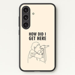 How Did I Get Here Outline Galaxy S24 Case