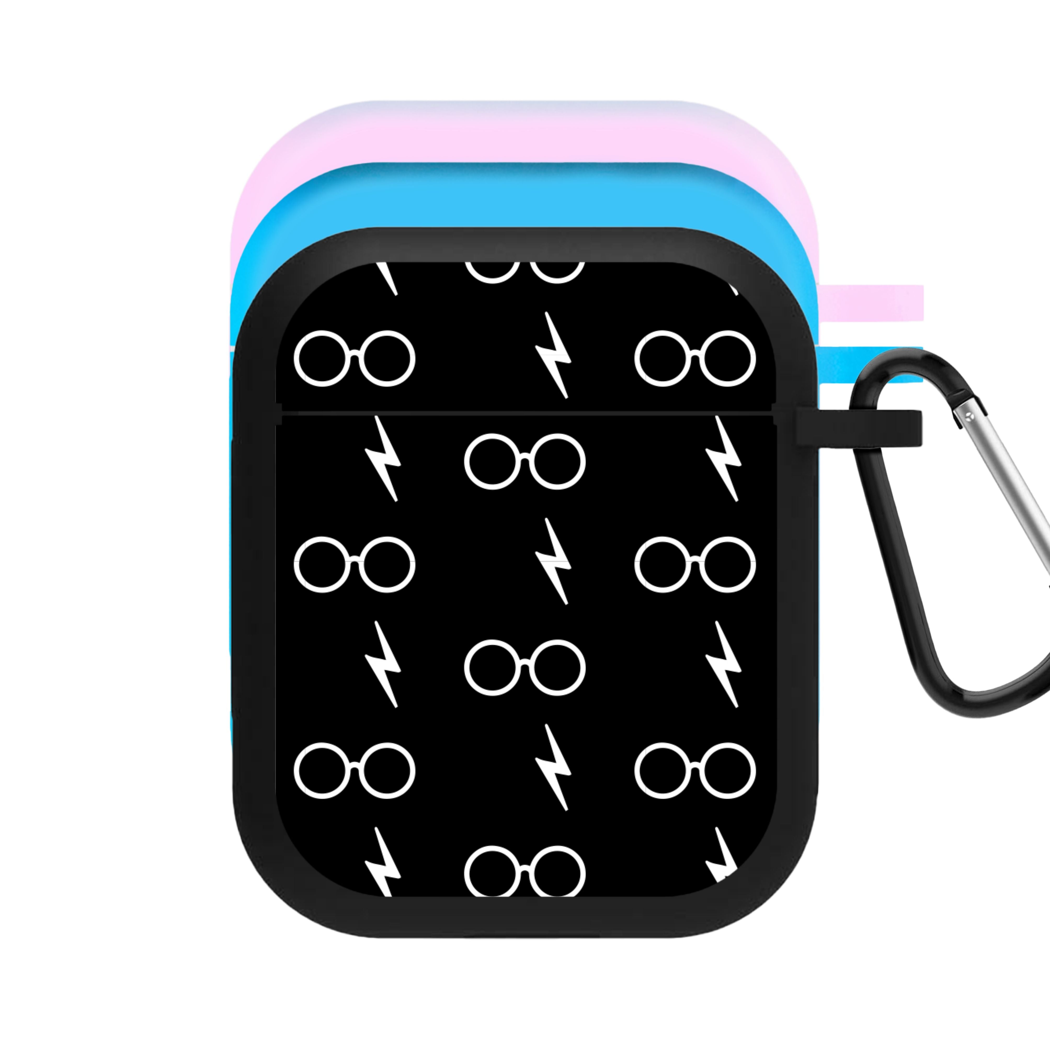 Glasses & Scar Pattern AirPods Case