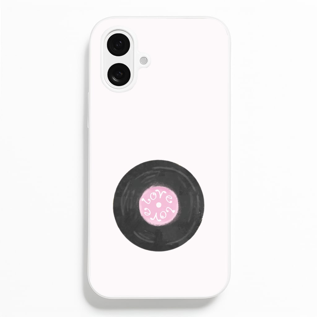Love Vinyl iPhone 16 Plus Case