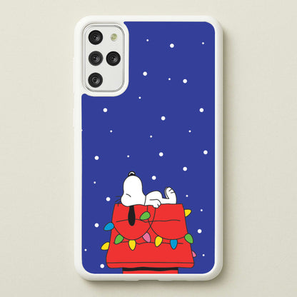 Cartoon Beagle Fairylights Galaxy S20 Plus Case