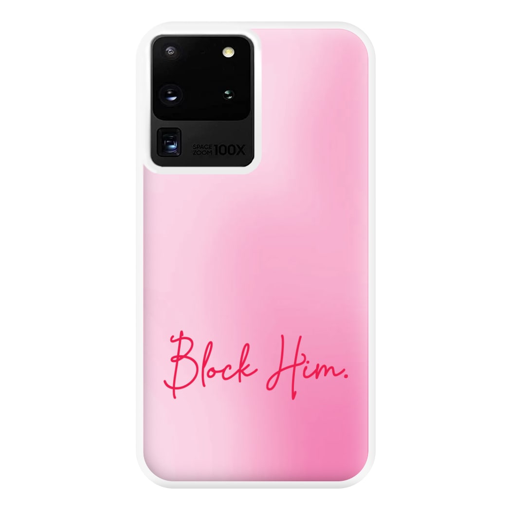 Block Him Pink Gradient Galaxy S20 Ultra Case
