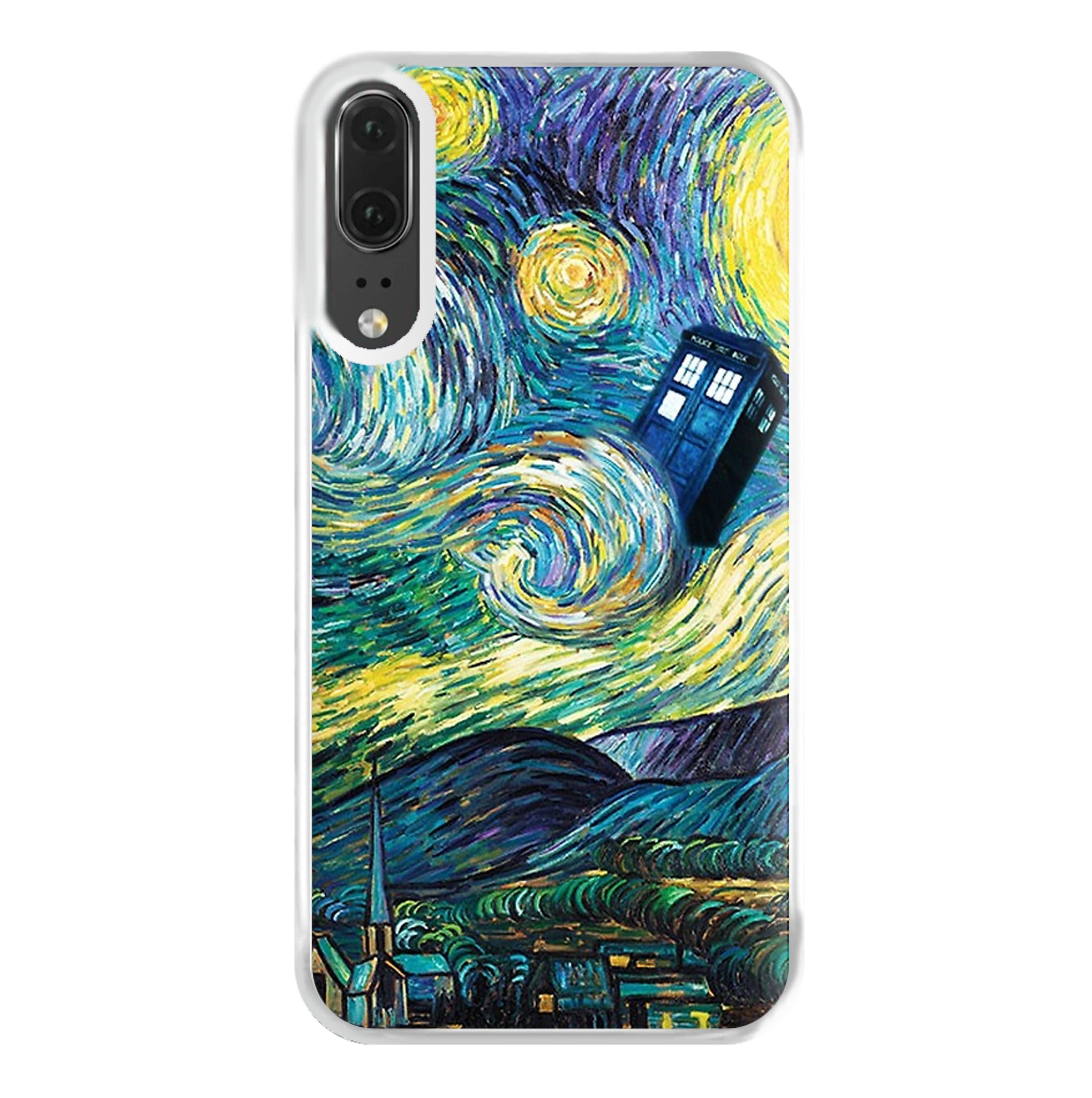 Starry Night Tardis Phone Case