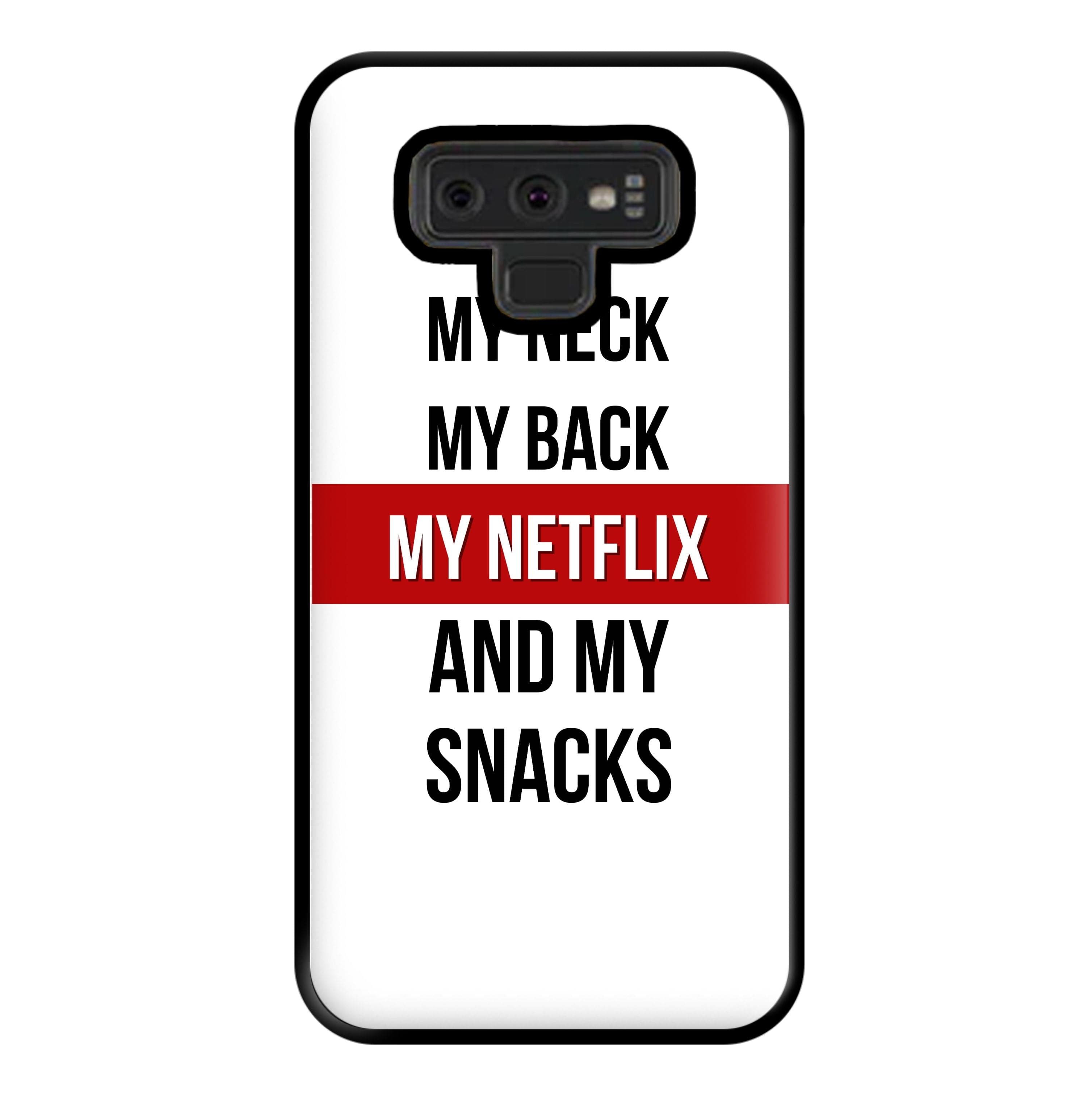 My Netflix & My Snacks Phone Case