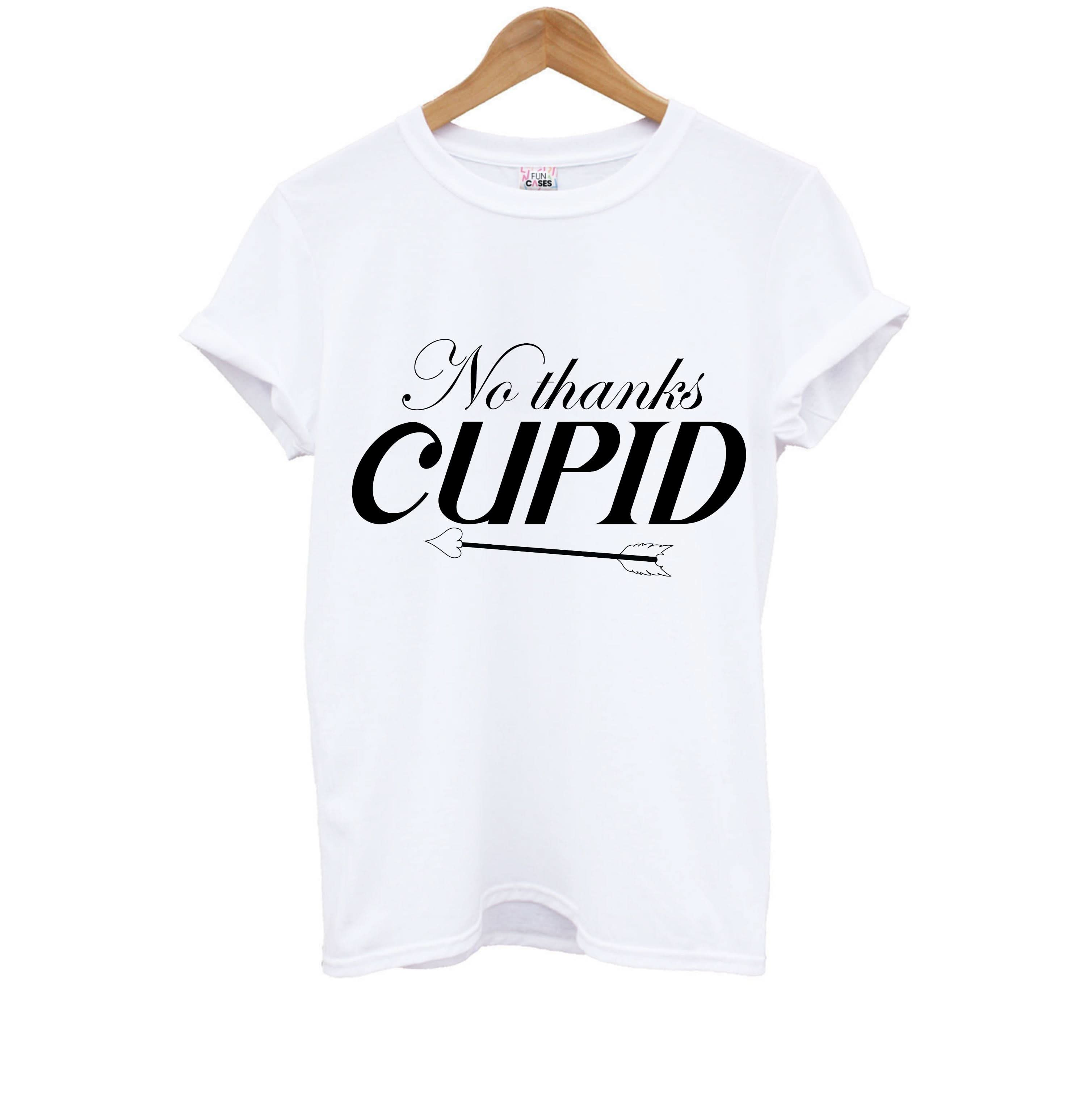 Valentine's No Thanks Cupid Kids T-Shirt