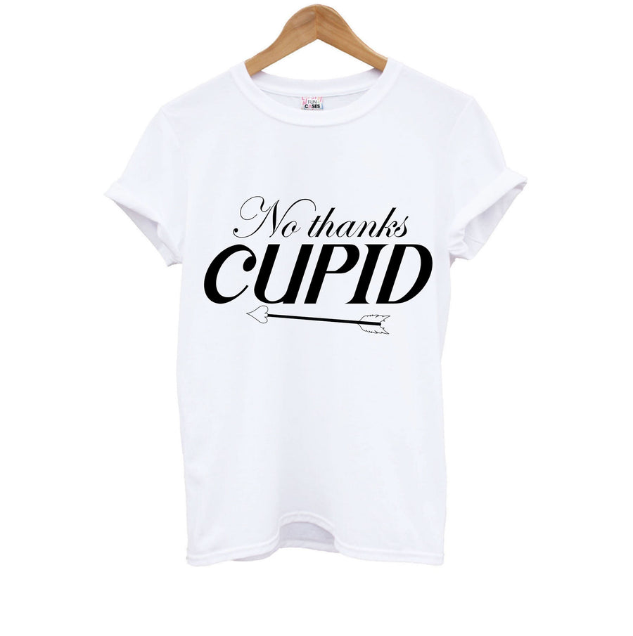 Valentine's No Thanks Cupid Kids T-Shirt