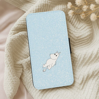 Moom In Glitter Leather Phone Case