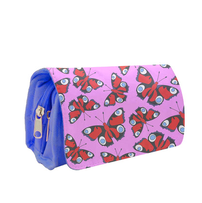 Red Butterfly - Butterfly Patterns Pencil Case