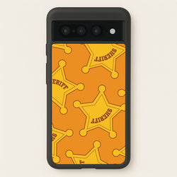 Sheriff Badge Pattern Google Pixel 7 Pro Case