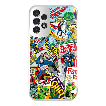 Superhero Comic Comics Pattern Phone Case