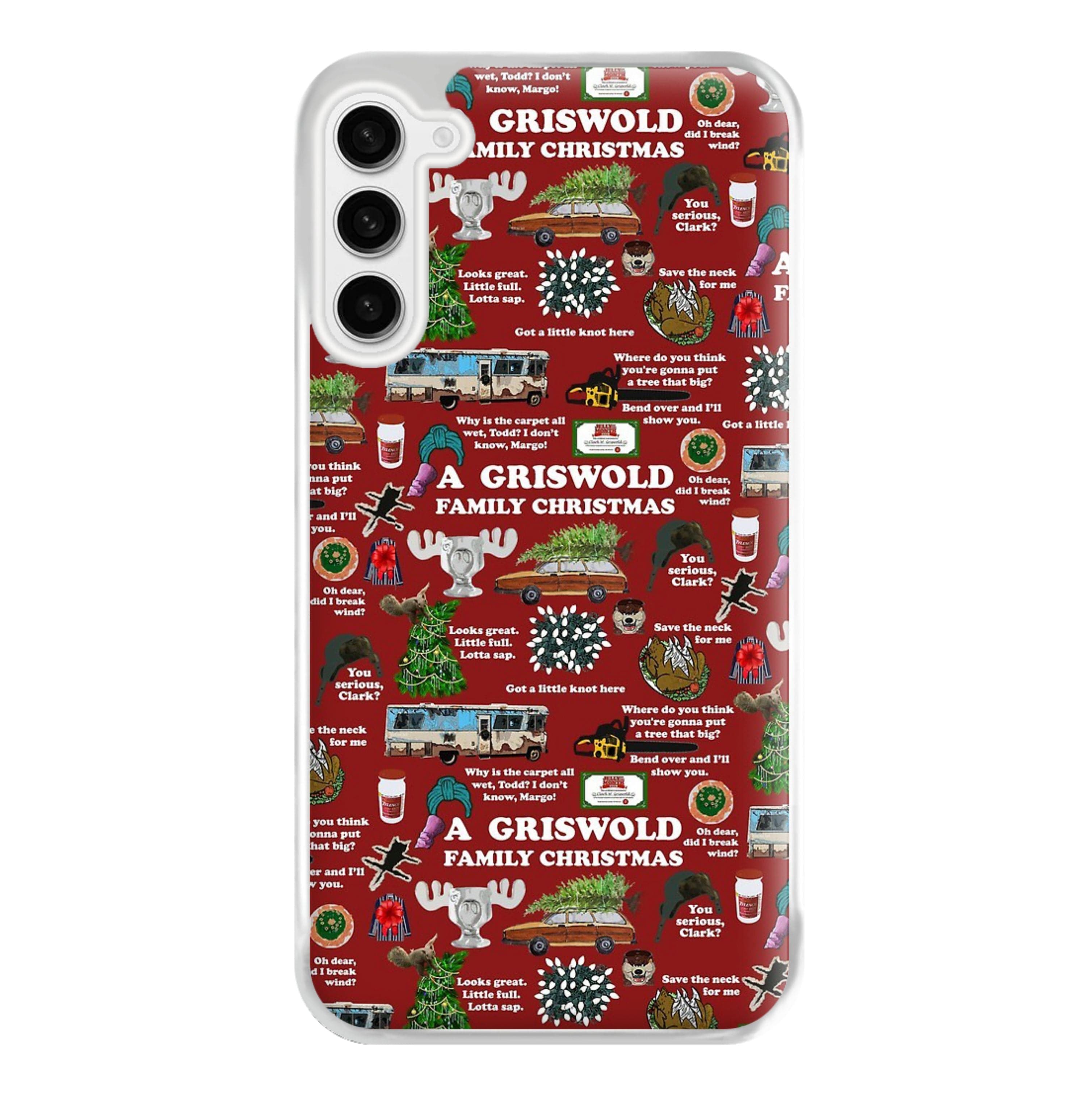 Christmas Holiday Collage Phone Case