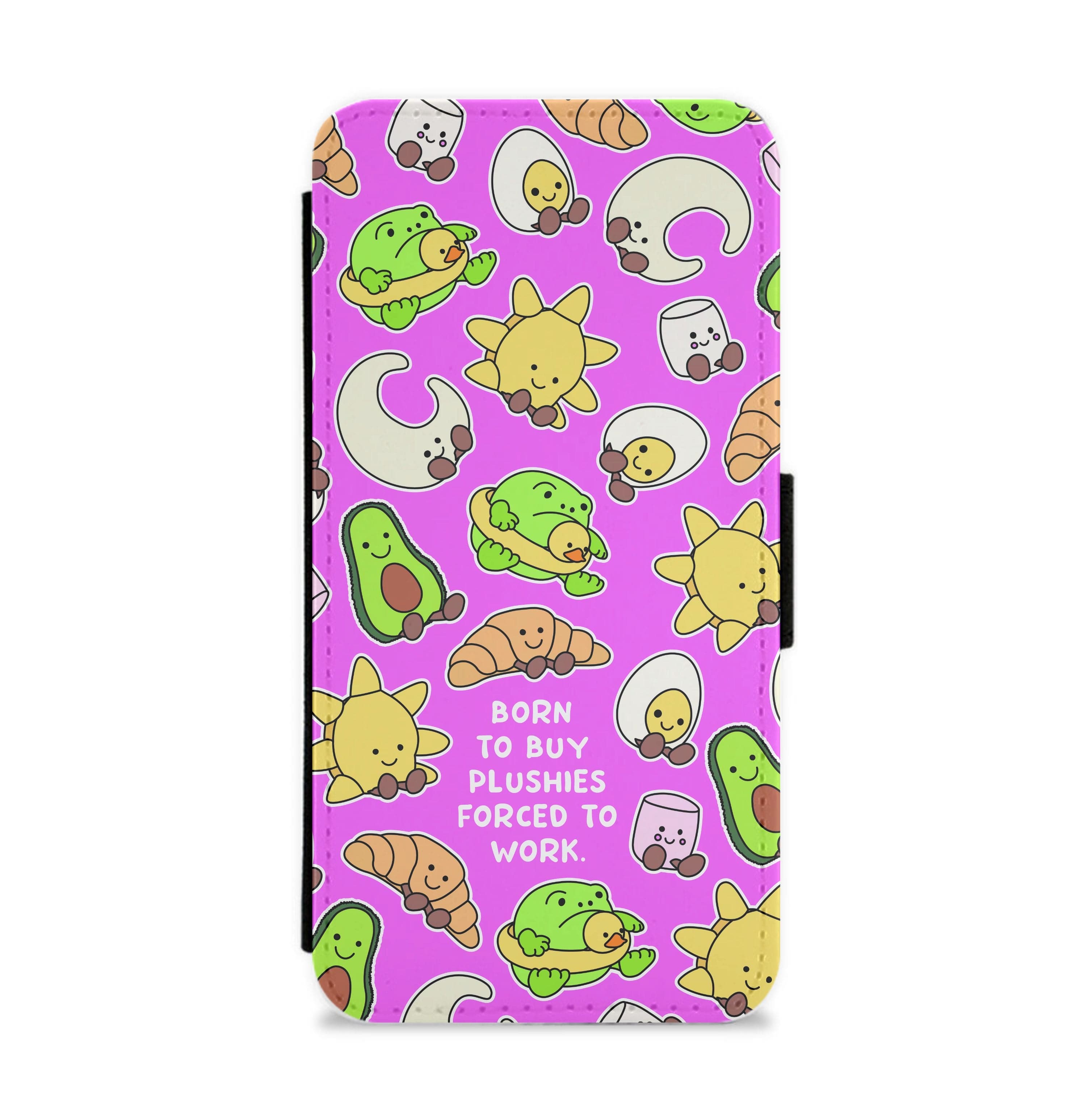 Born To Buy Plushy Flip / Wallet Phone Case