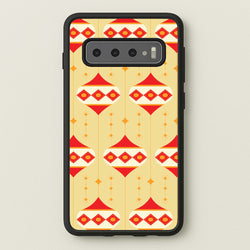 Abstract Christmas Baubles Pattern Galaxy S10 Case