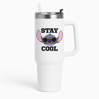 Stay Cool Blue Alien Tumbler