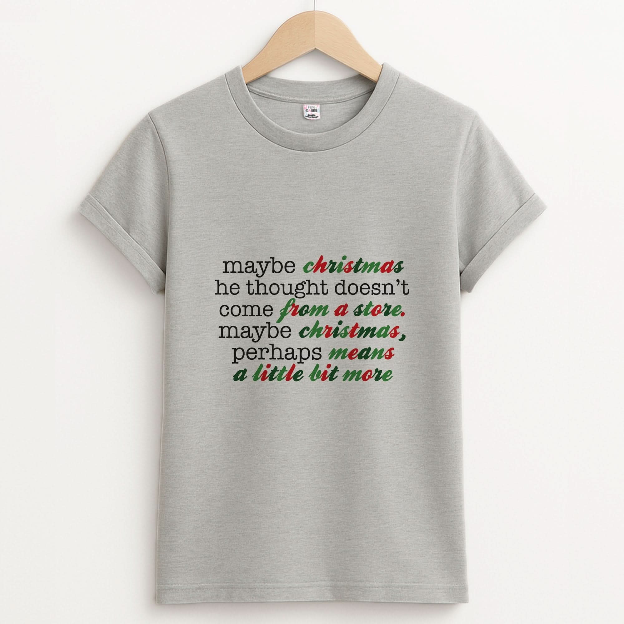 Green Creature Quote Unisex Grey T-Shirt