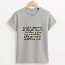 Green Creature Quote Unisex Grey T-Shirt