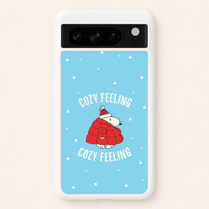 Cozy Feeling Cartoon Beagle Puffer Jacket Google Pixel 8 Pro Case