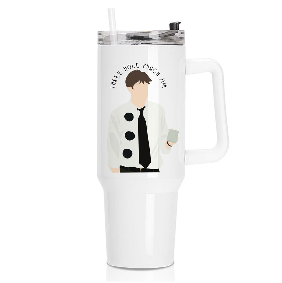 Three Hole Punch Jim The Office - Halloween Specials Tumbler