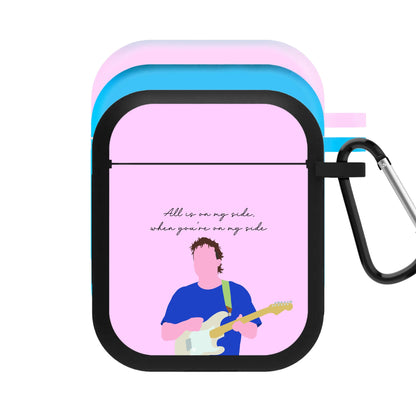 All Is On My Side Pink AirPods Case