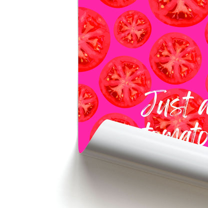 Just A Tomato Girl Poster