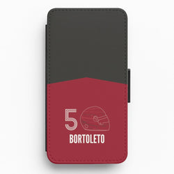 Bortoleto Helmet 2026 Flip / Wallet Phone Case