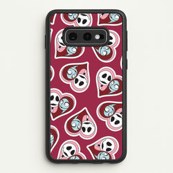 J And S Heart Pattern Galaxy S10e Case