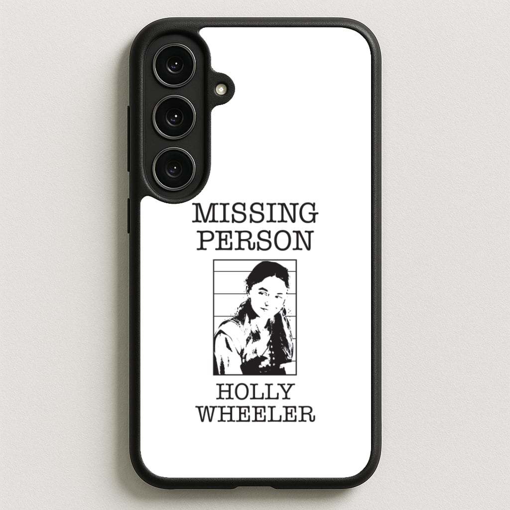 Missing Person Holly Galaxy S25FE Case