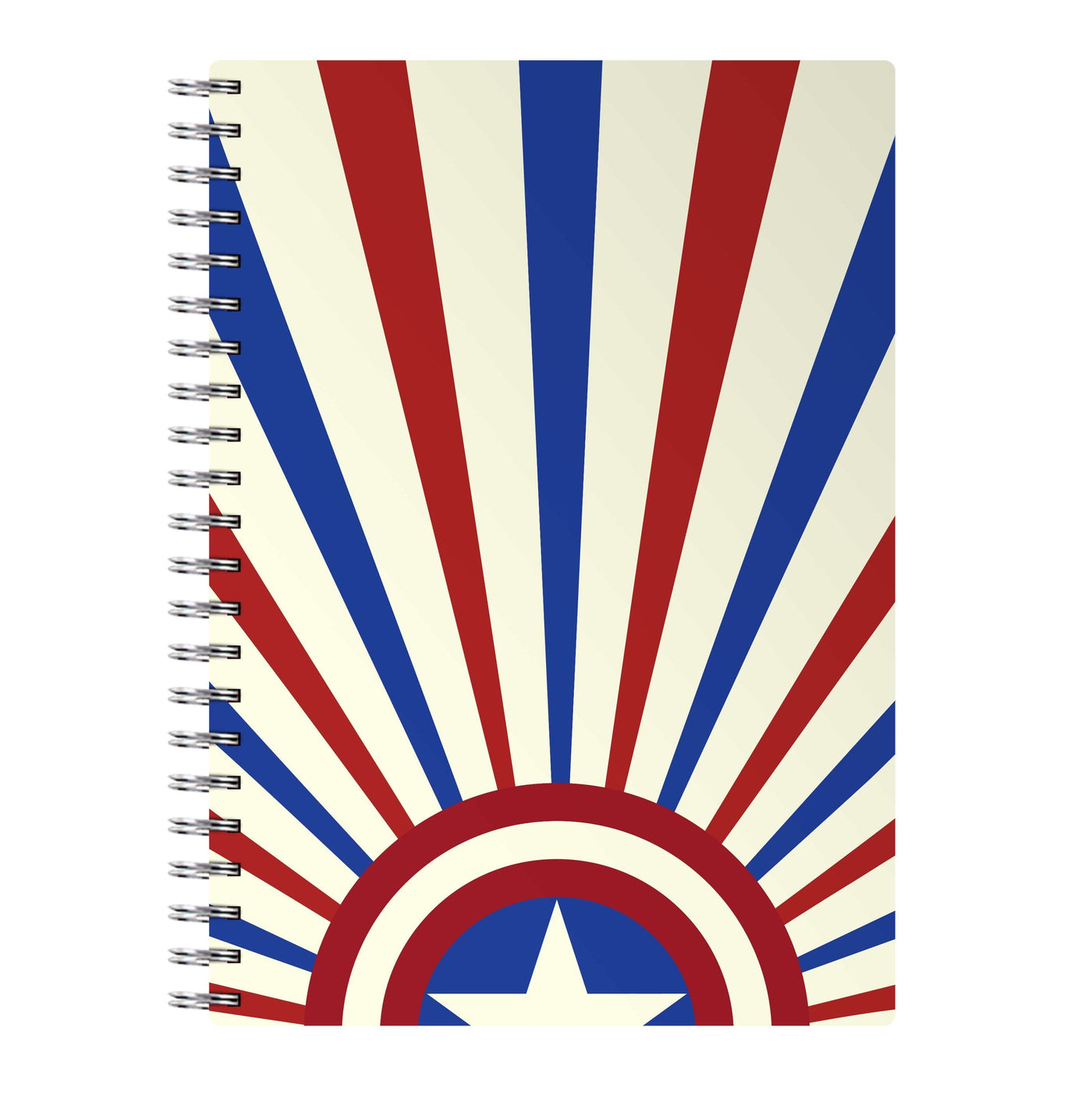 Shield And Stripes Notebook