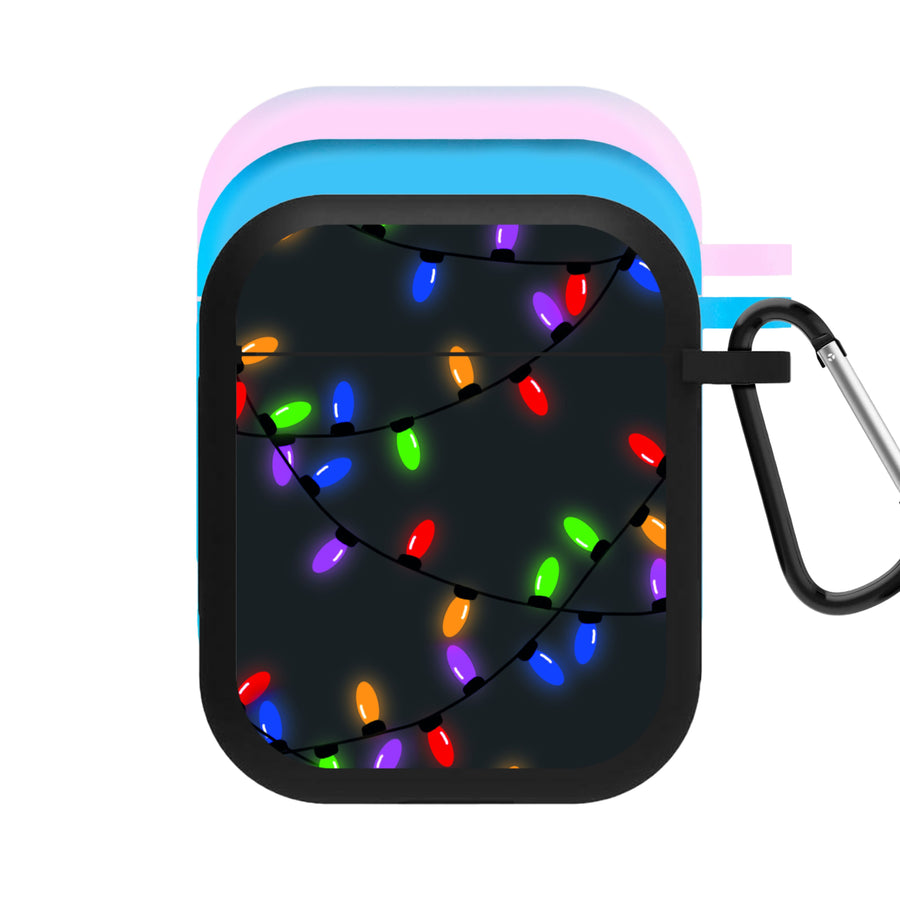 Rainbow Lights - Christmas Patterns AirPods Case