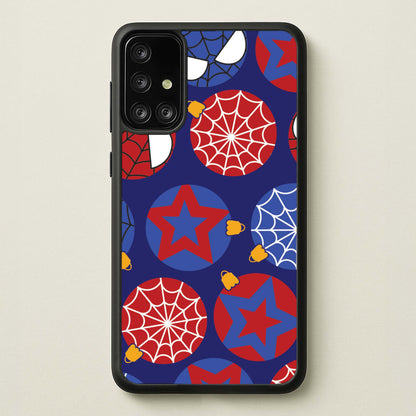 Spider Hero Baubles Pattern Galaxy A71 Case