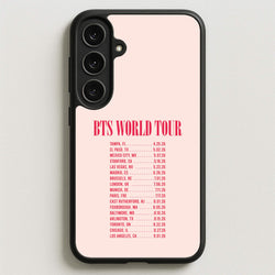 K-Pop Band World Tour List 2026 Galaxy S25FE Case