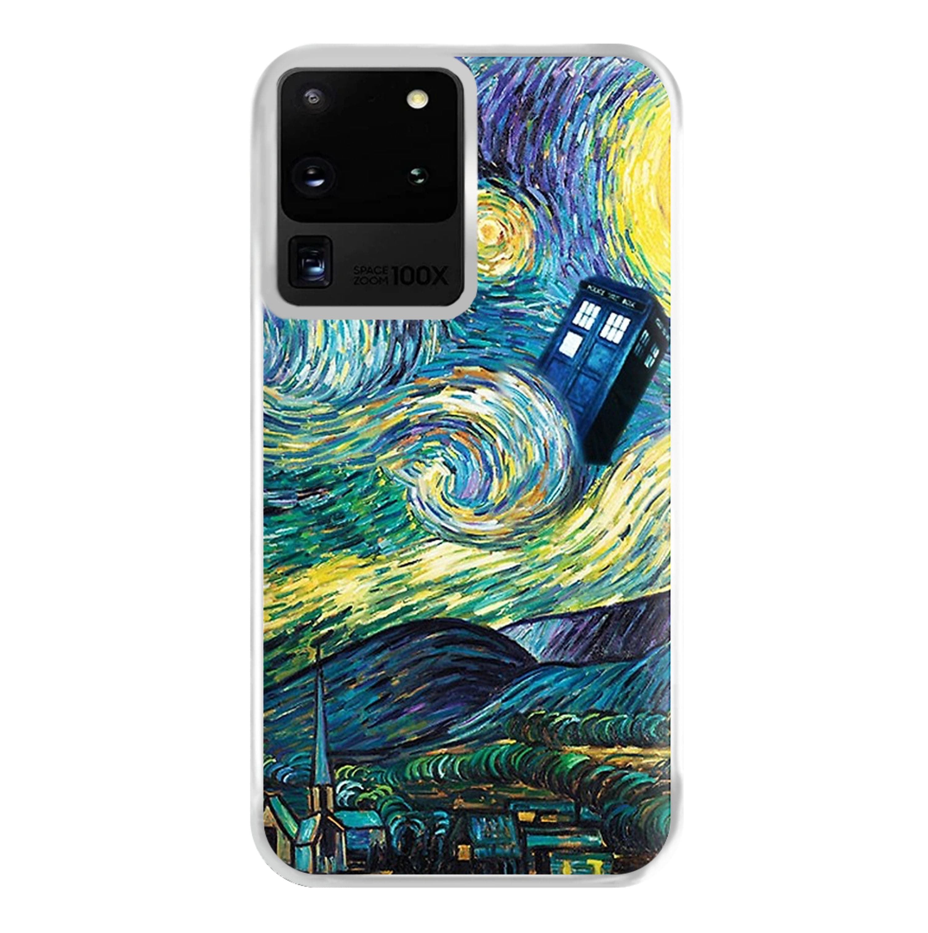 Starry Night Tardis Phone Case