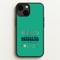 The Most Wonderful Time Of The Year Geometric iPhone 13 Case