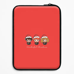 Wizards With Christmas Hats Universal Laptop Sleeve