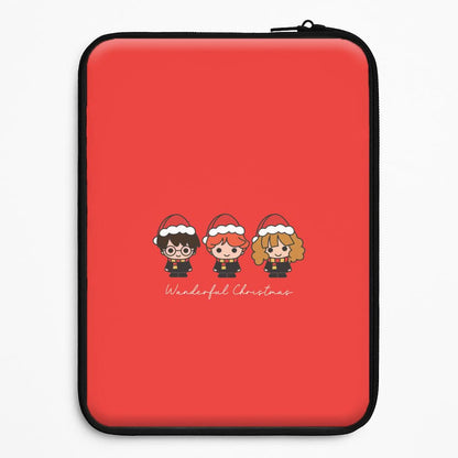 Wizards With Christmas Hats Universal Laptop Sleeve