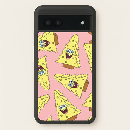 Christmas Tree Cartoon Sponge Pattern Google Pixel 6a Case