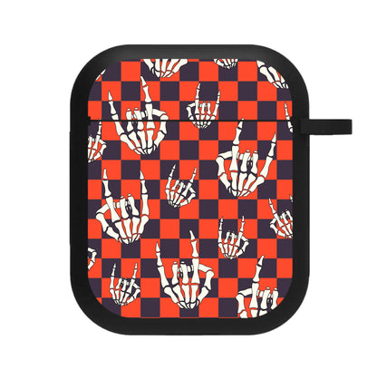 Rock On Skeleton Orange AirPods Case