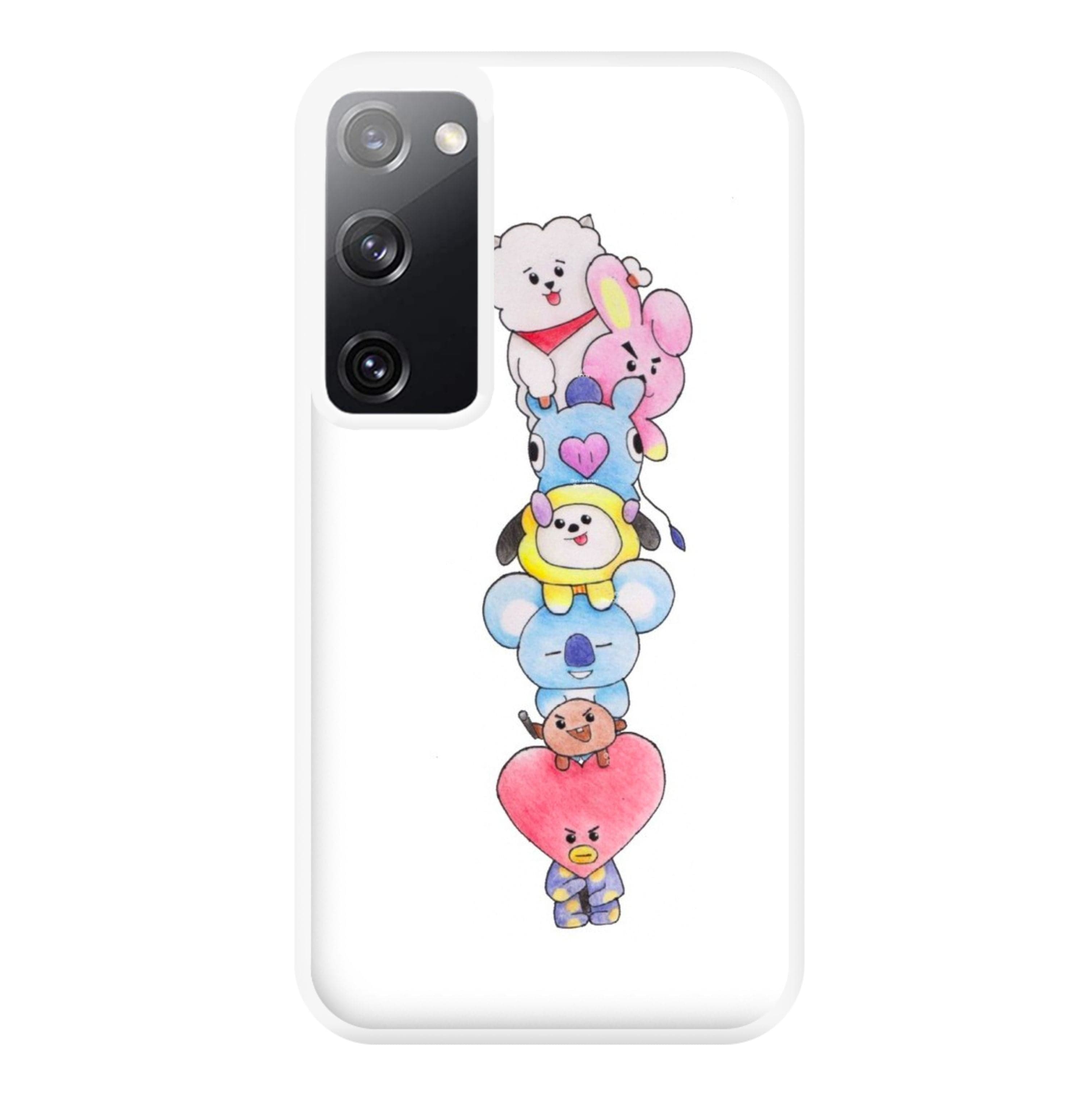 K-Pop Band BT21 Drawing Phone Case