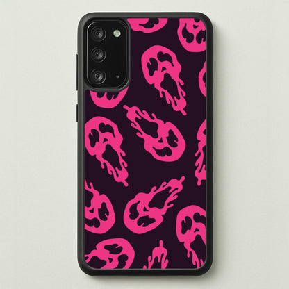 Trippy Ghost Face Pattern Galaxy Note 20 Case