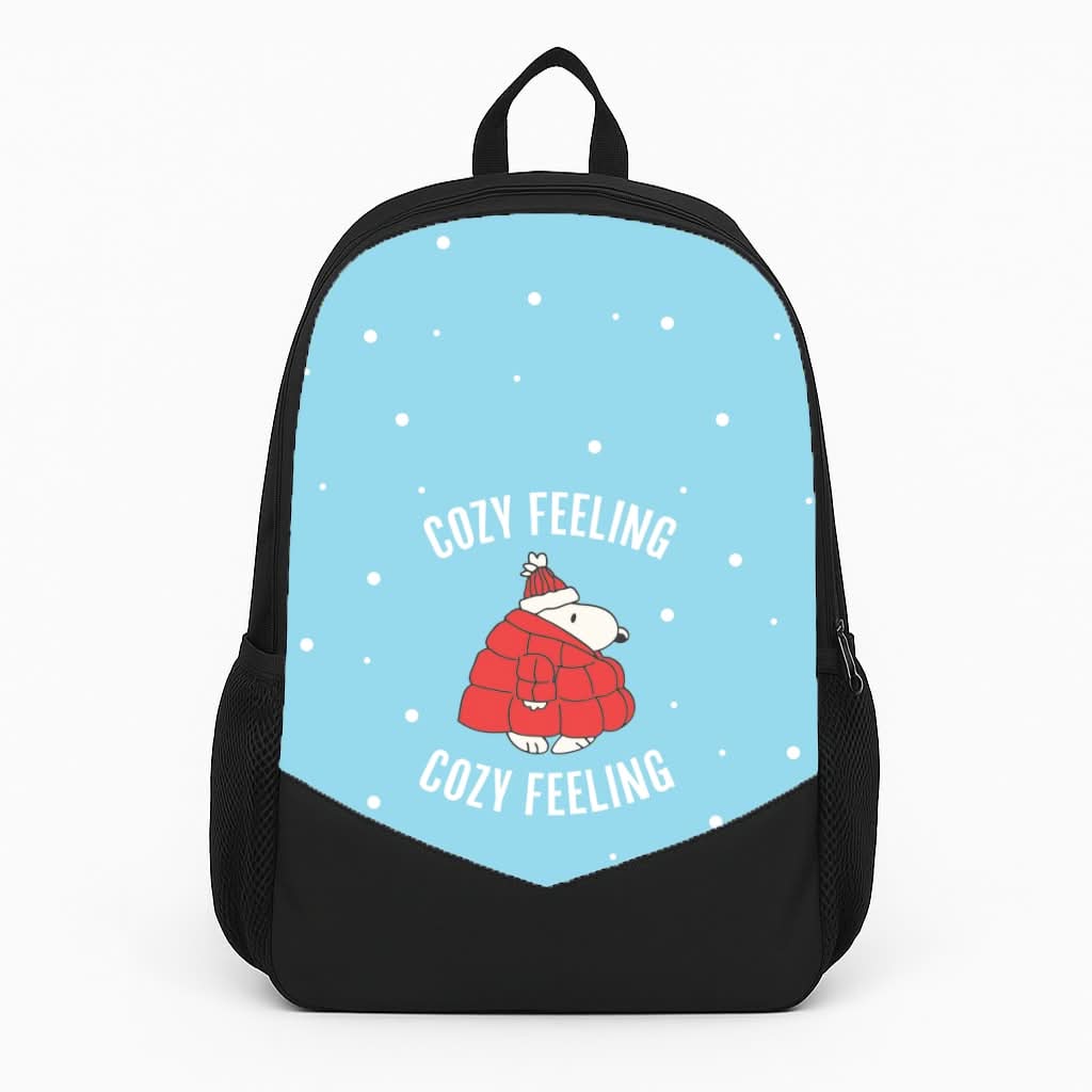 Cozy Feeling Cartoon Beagle Puffer Jacket Backpack
