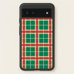Red And Green Tartan II Christmas Pattern Google Pixel 7a Case