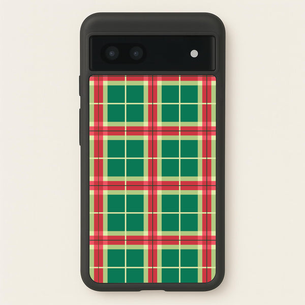 Red And Green Tartan II Christmas Pattern Google Pixel 7a Case