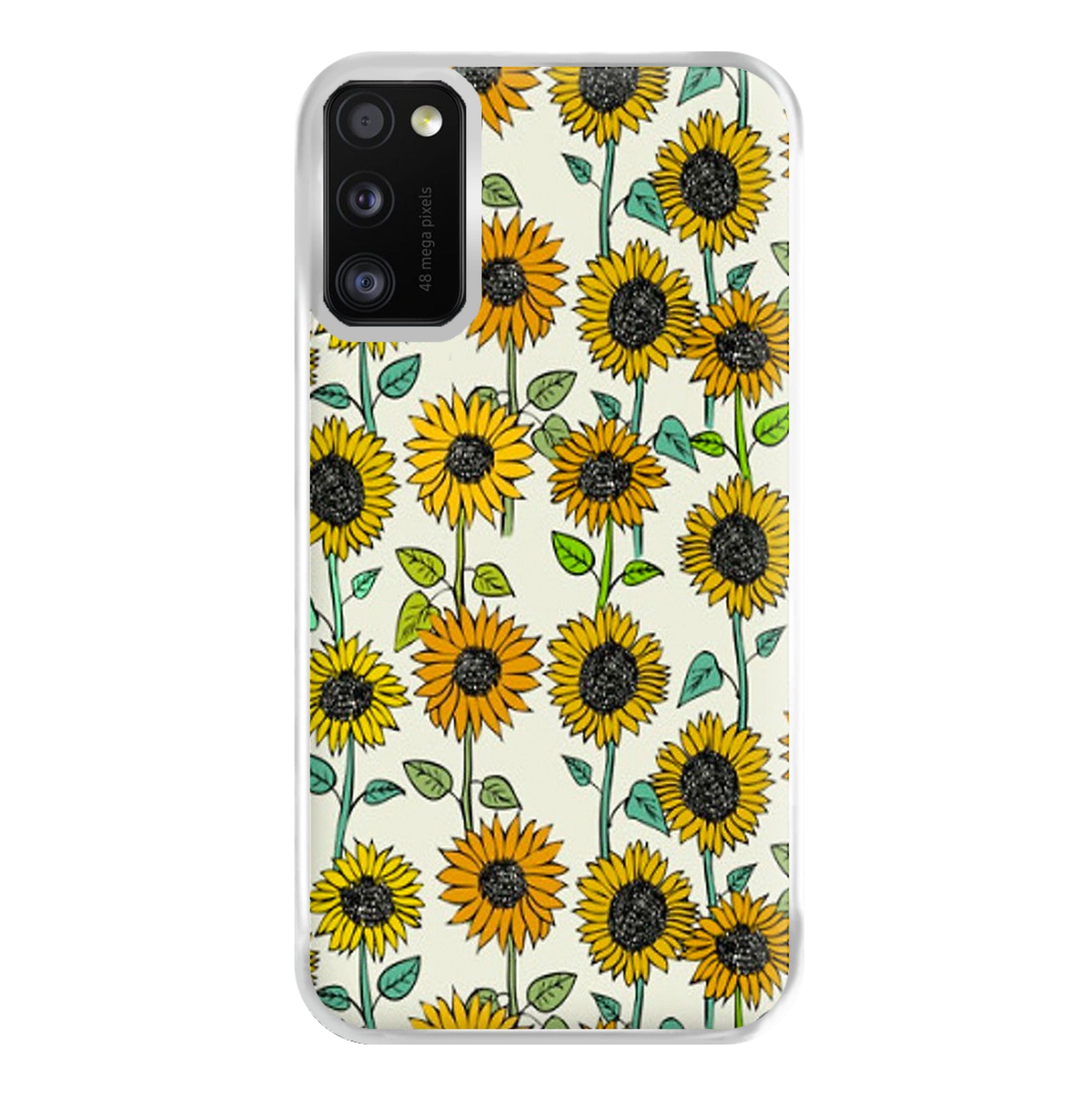 Painted Sunflowers Phone Case